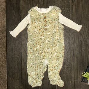 Daisy Fuentes baby girl 2-piece footsie